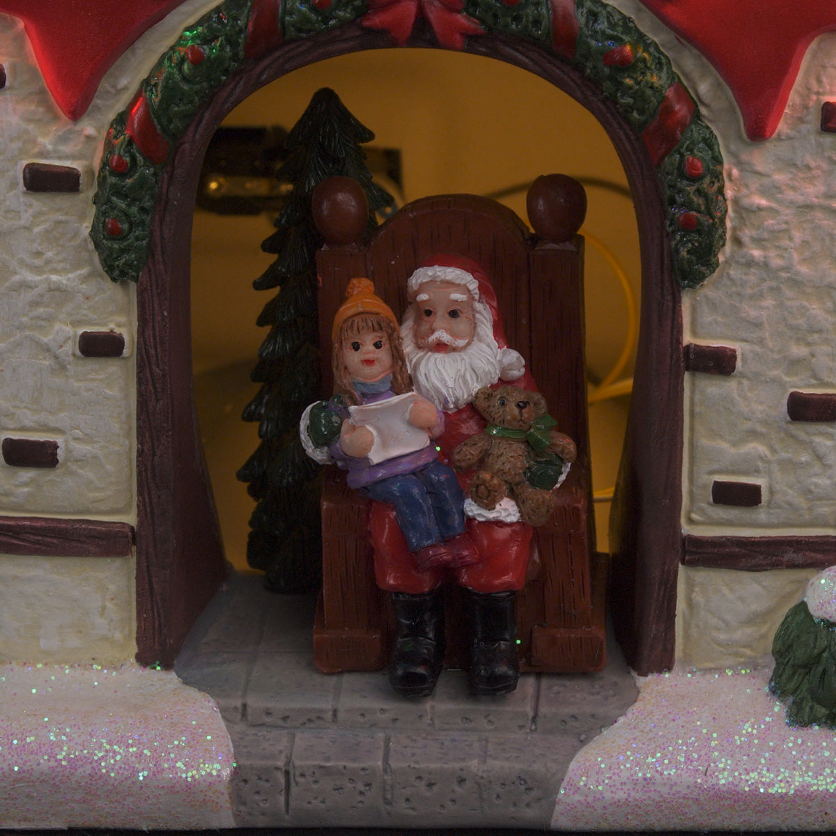 Santa’s Workshop – Lighted Christmas Village Building