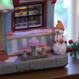 Snowy’s Ice Cream Parlor – Lighted Christmas Village Building