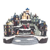 Animated Village with Train & Santa fgsquarevillage