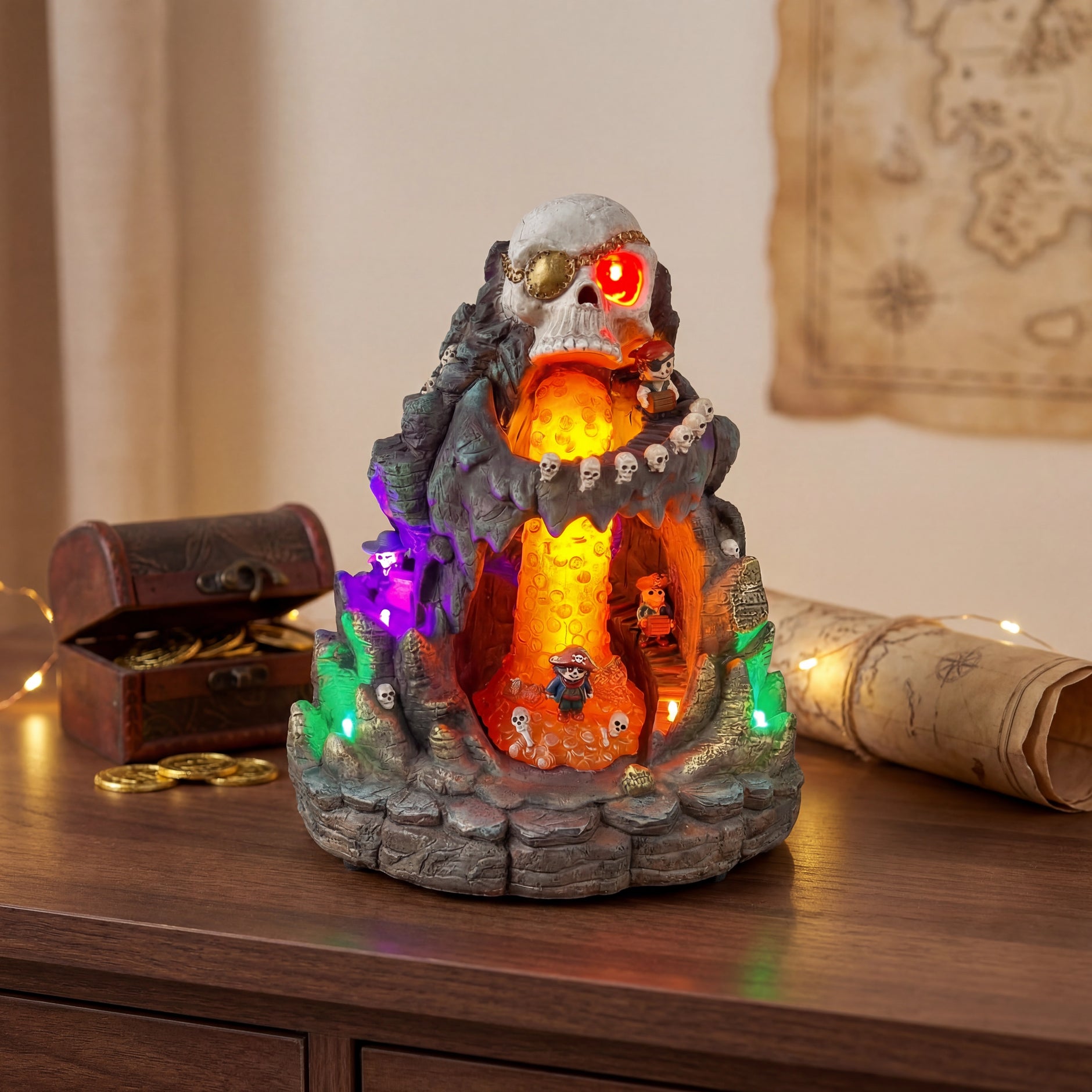 ハロウィン　Xマスにも　288g越えヒマラヤ産水晶の大振りskullハンドメイド 2026 HALLOWEEN – fgsquarevillage