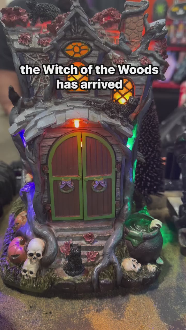Witch of the Woods Halloween Village