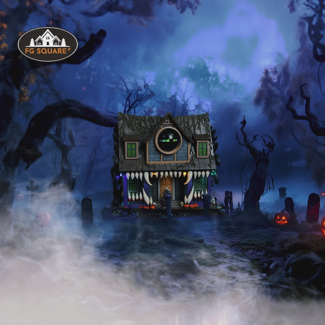 Cycloptic Manor – Animated Halloween Village Building
