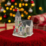 Corner Cathedral Christmas Village