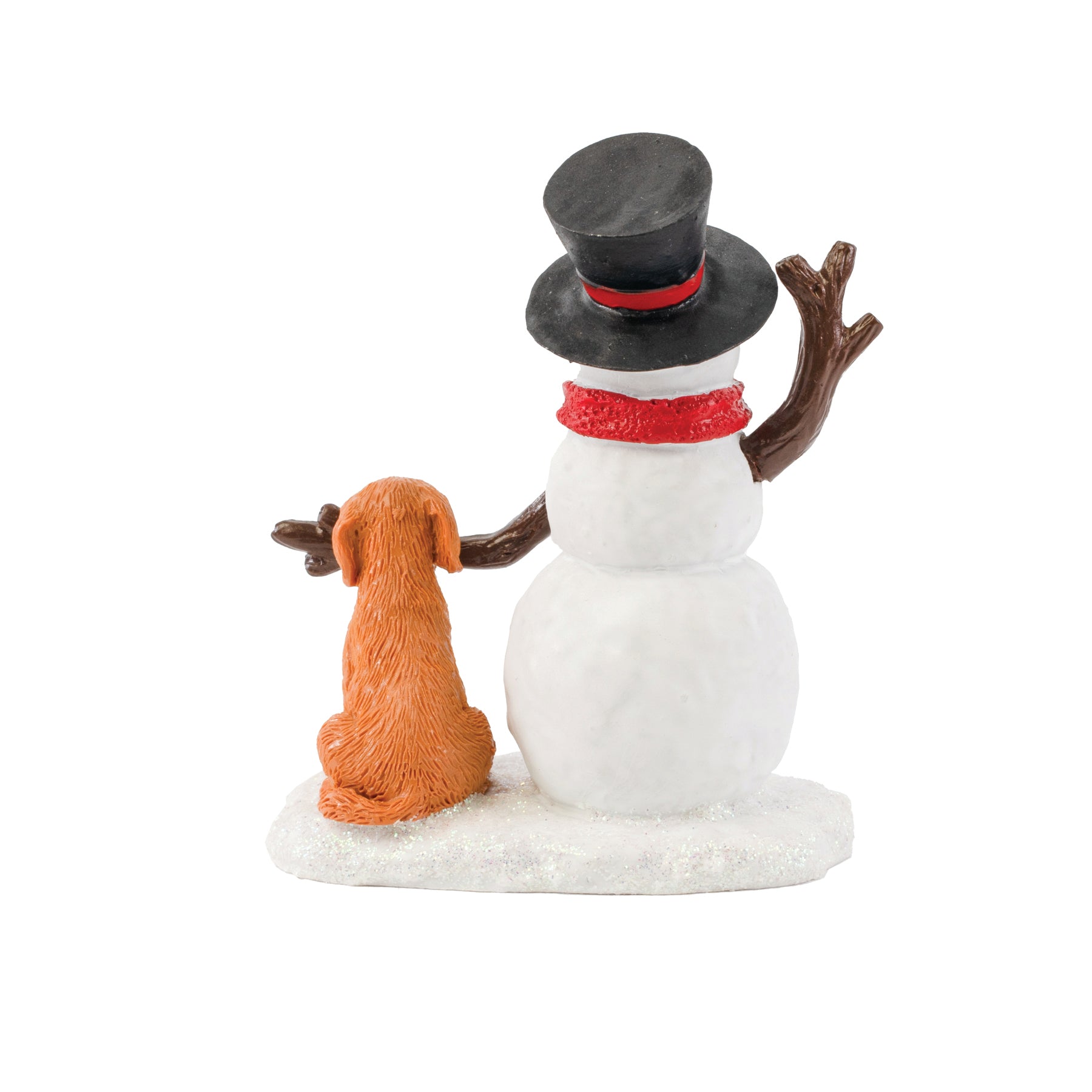 Snowman with Dog
