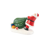 Santa Pulling Toy Bag fgsquarevillage
