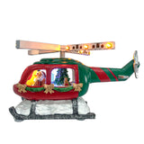 Santa on Helicopter