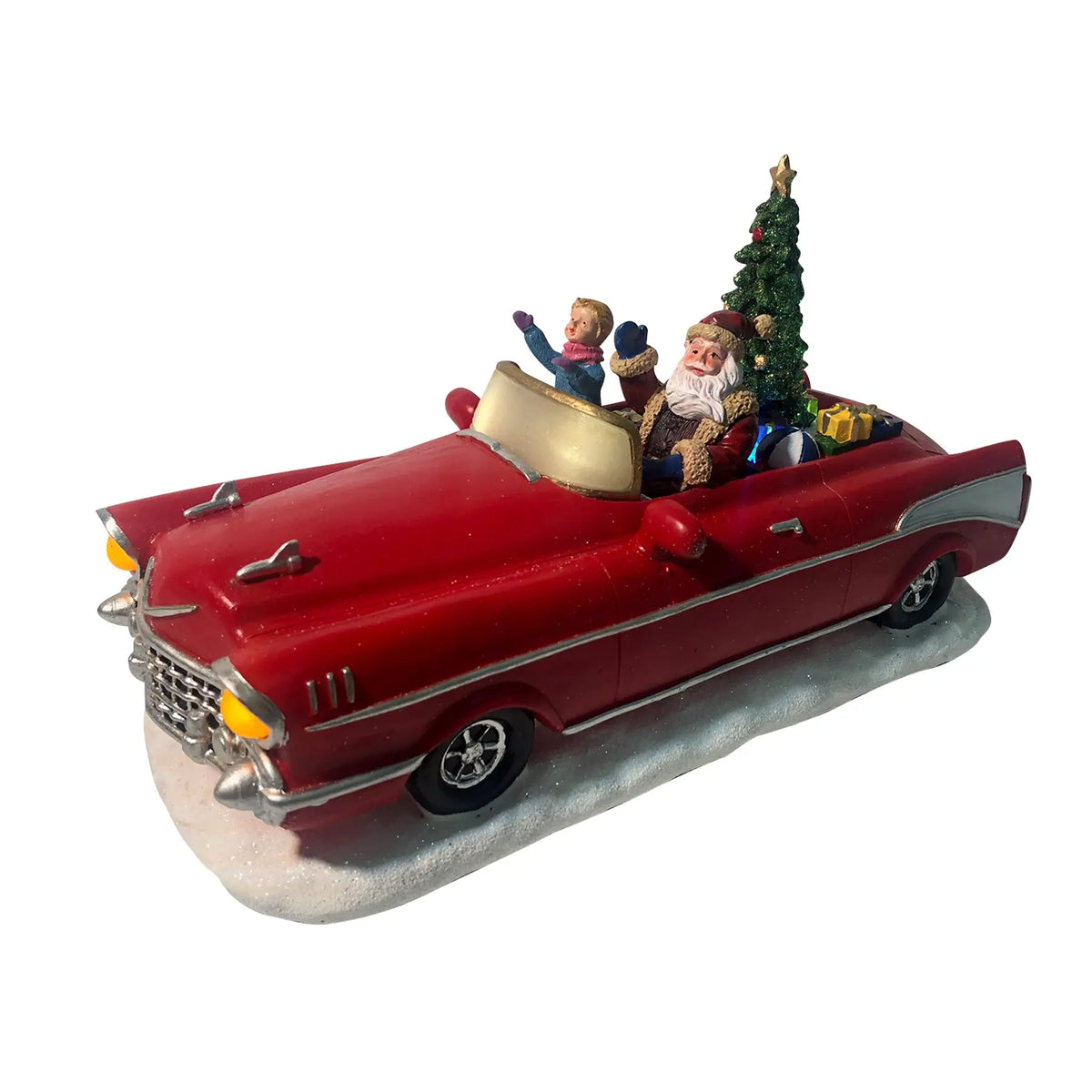 Santa in Red Car fgsquarevillage