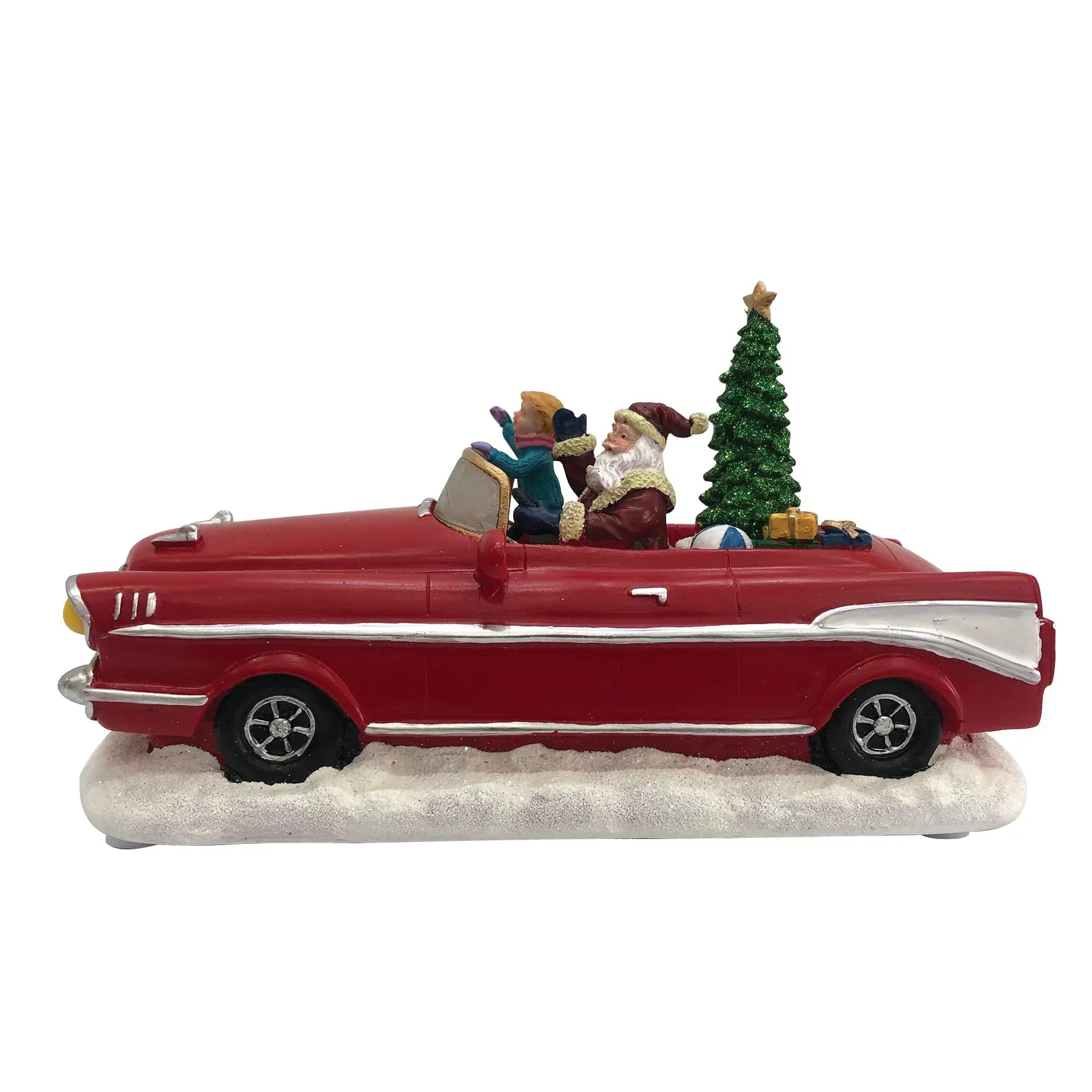 Santa in Red Car fgsquarevillage