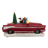 Santa in Red Car