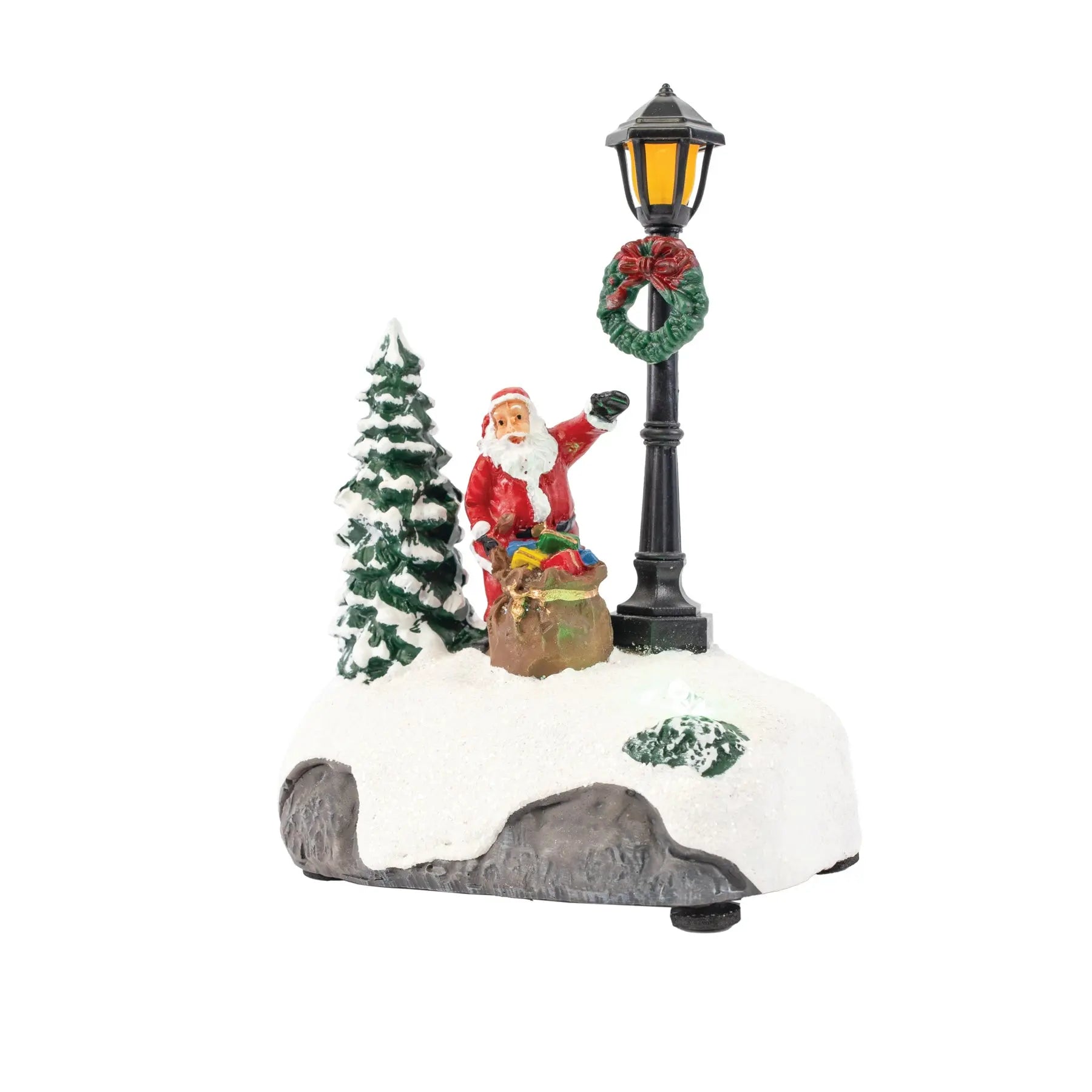 Santa by Light Post fgsquarevillage