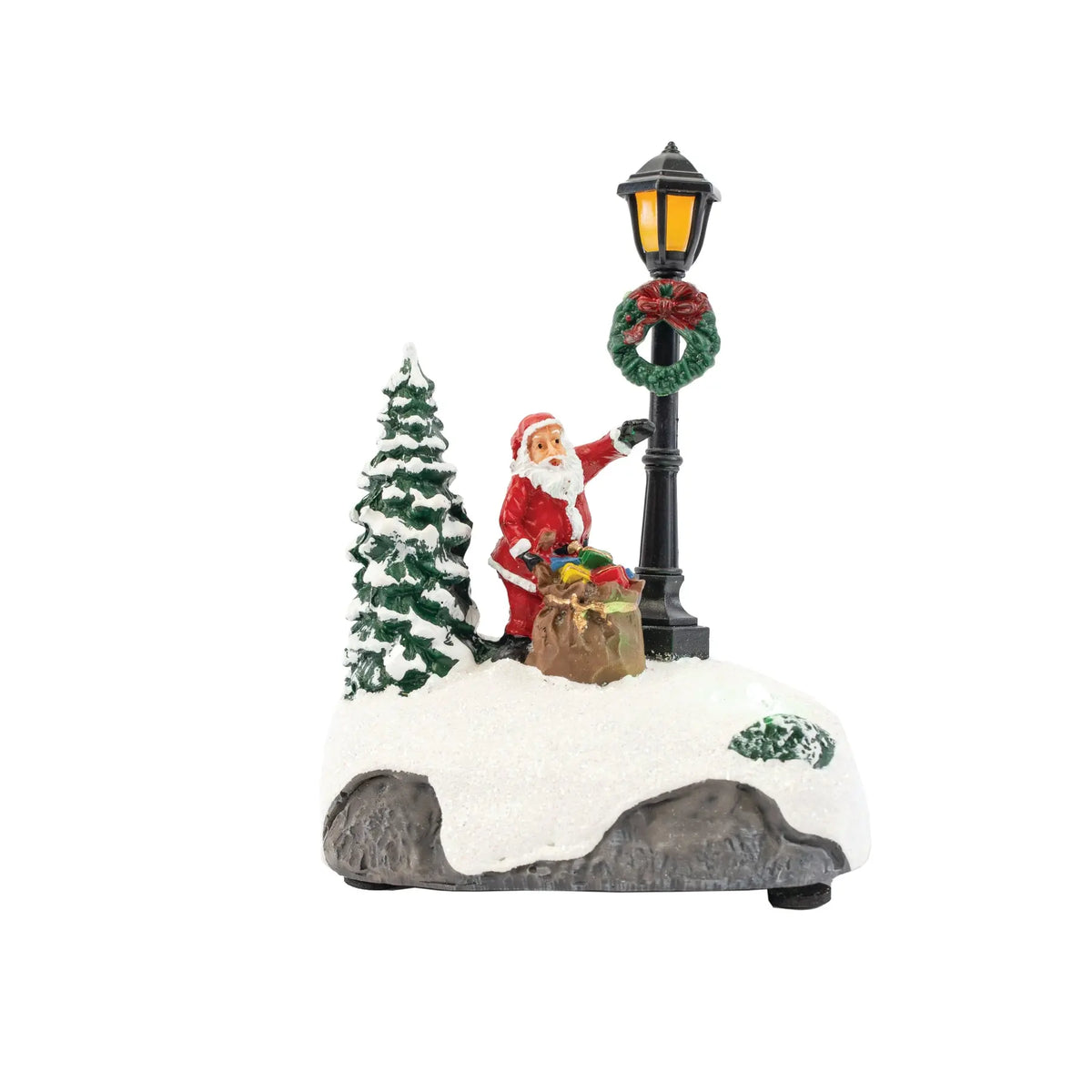 Santa by Light Post fgsquarevillage