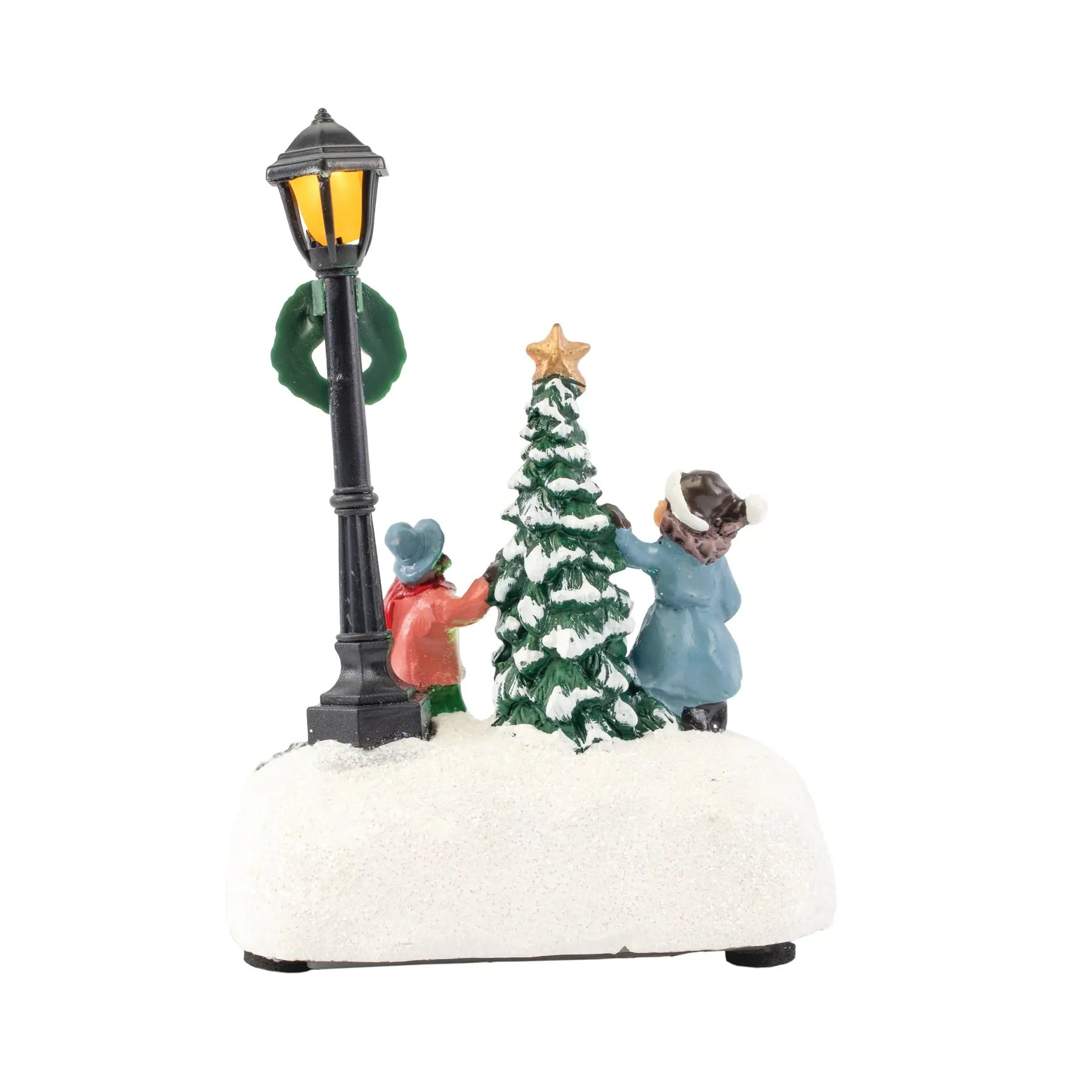 Christmas Tree by Light Post fgsquarevillage
