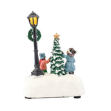 Christmas Tree by Light Post fgsquarevillage