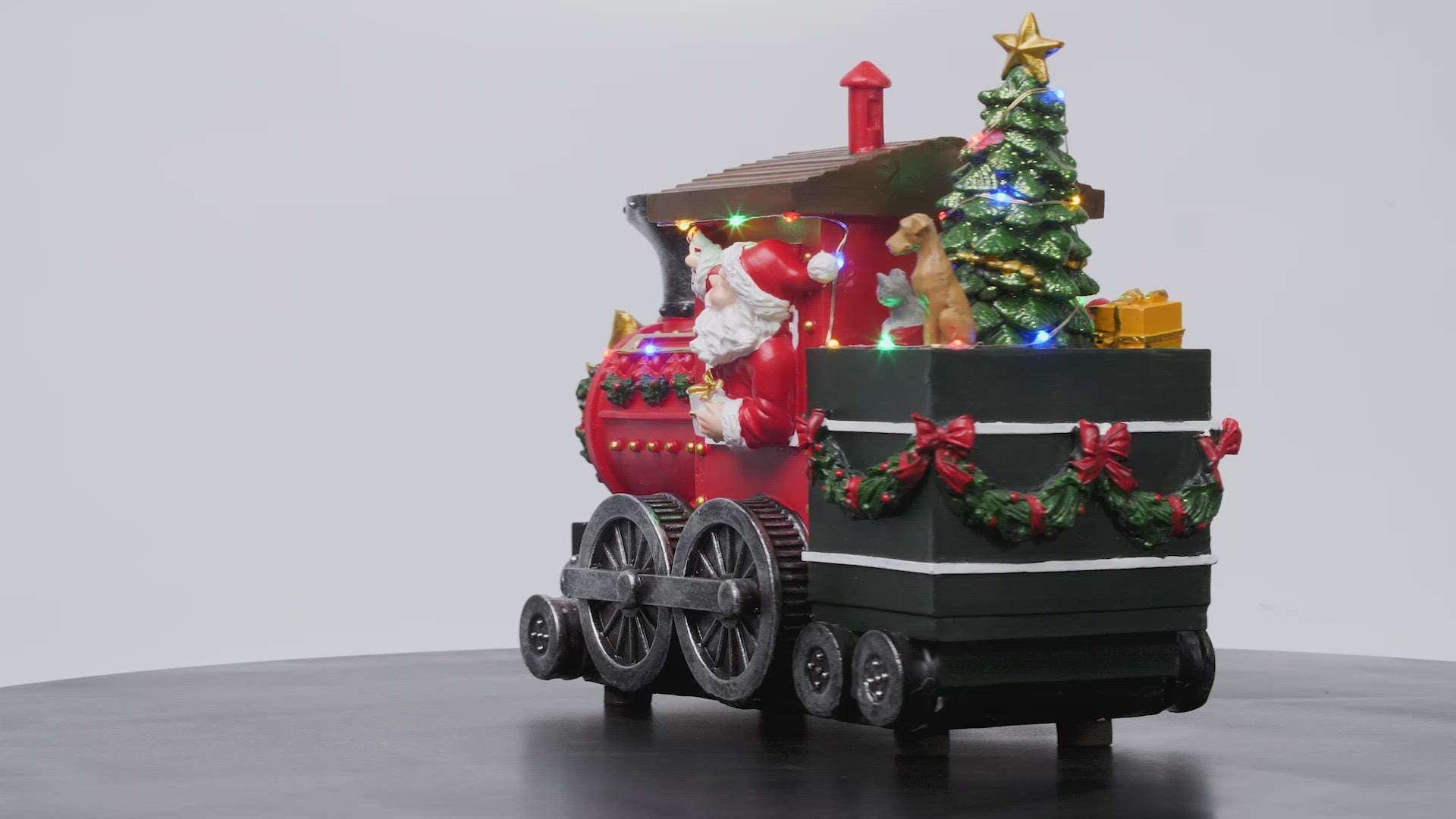 Santa on Train